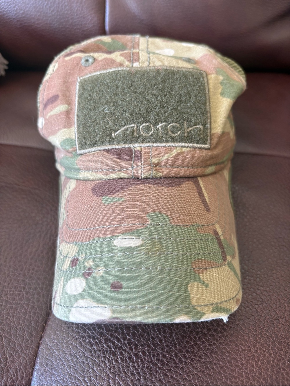 Notch Multicam Tactical Cap with Patch - Green/